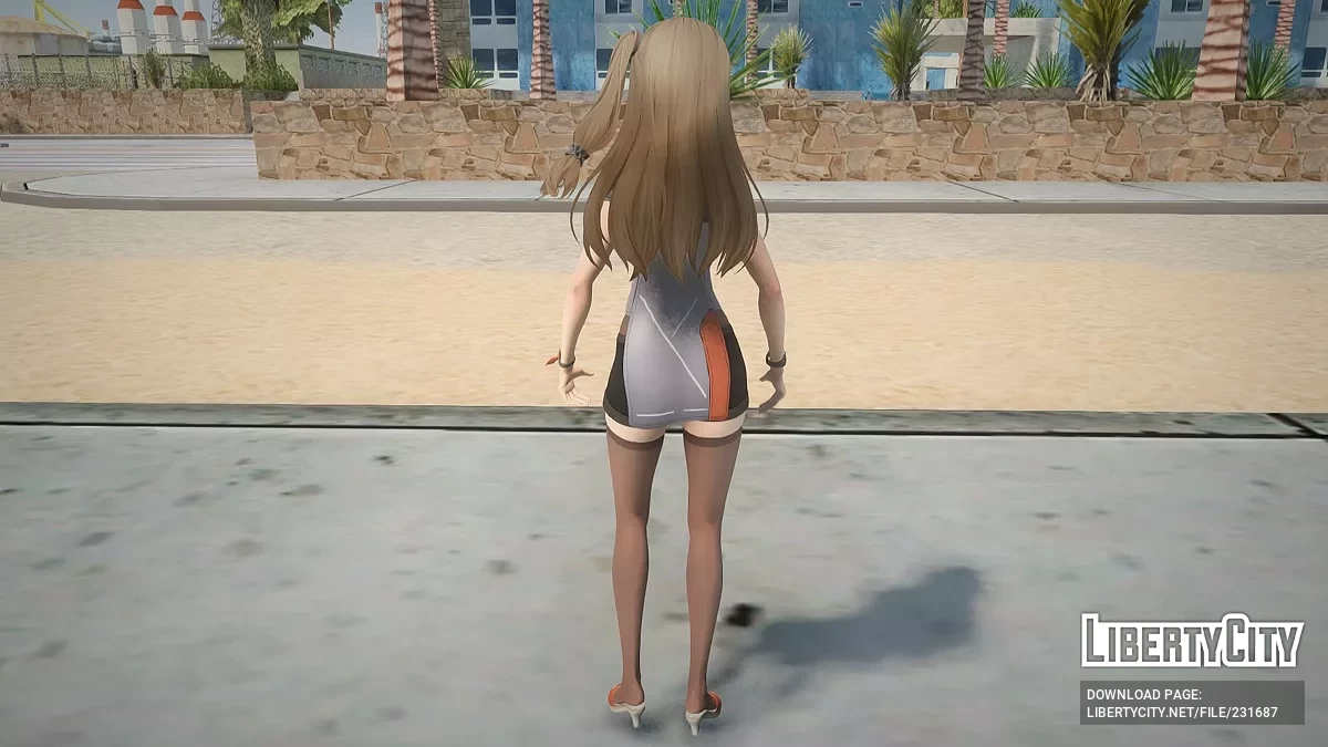 Юхи из Girls' Frontline 2 Exilium / GTA San Andreas