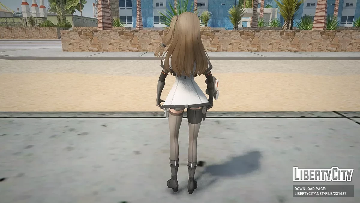 Юхи из Girls' Frontline 2 Exilium / GTA San Andreas