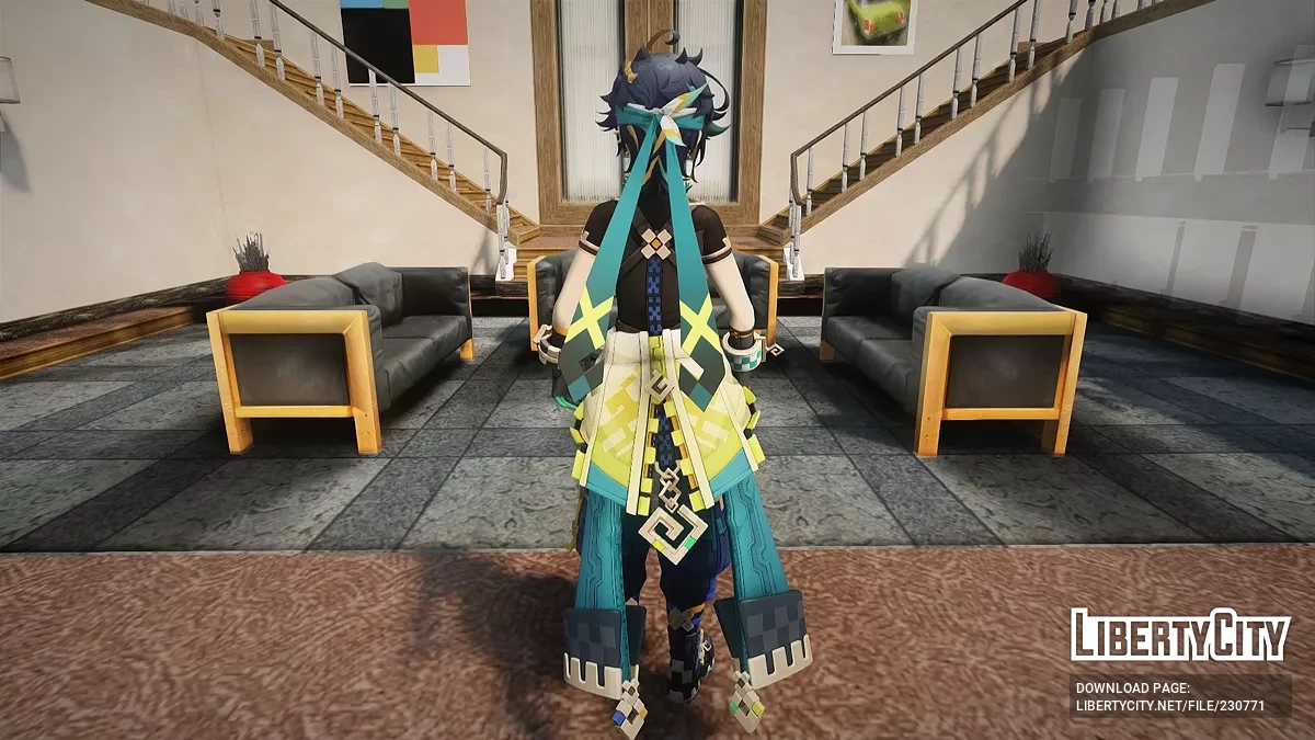 Кинич из Genshin Impact / GTA San Andreas