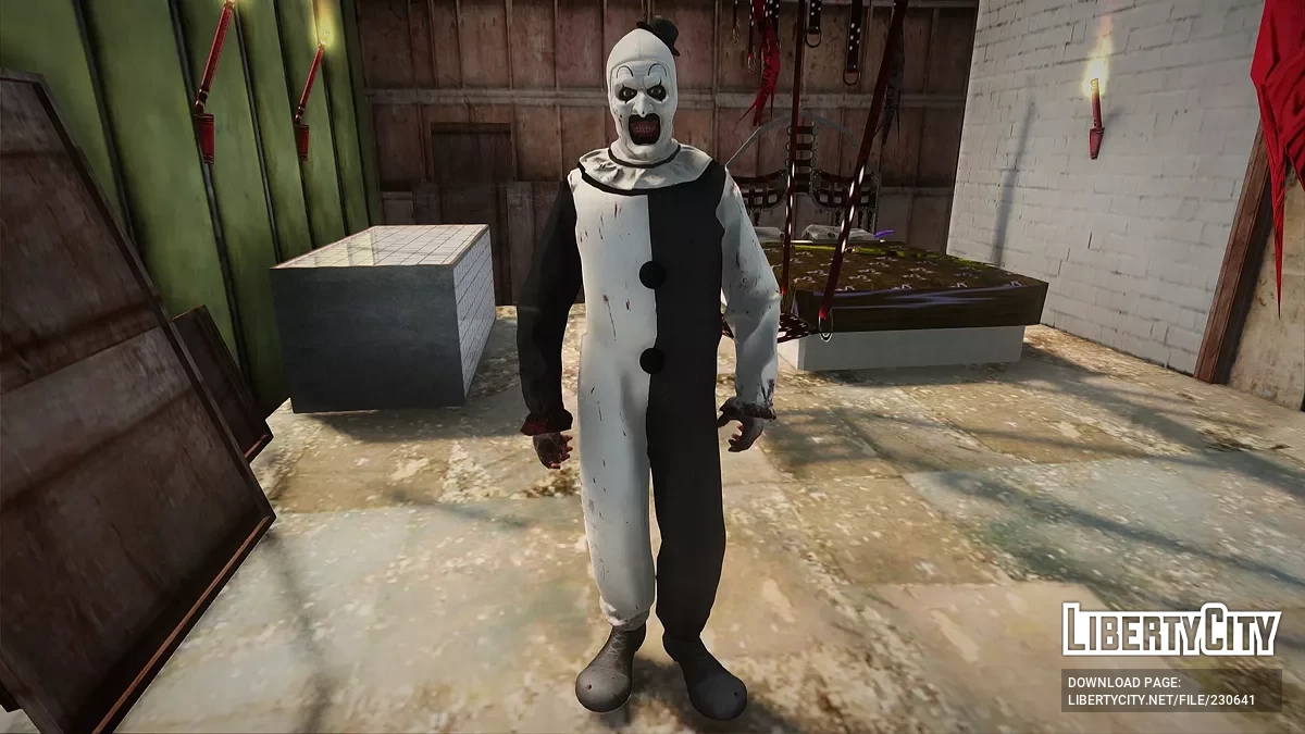 Клоун Арт из фильма «Ужасающий» / GTA San Andreas