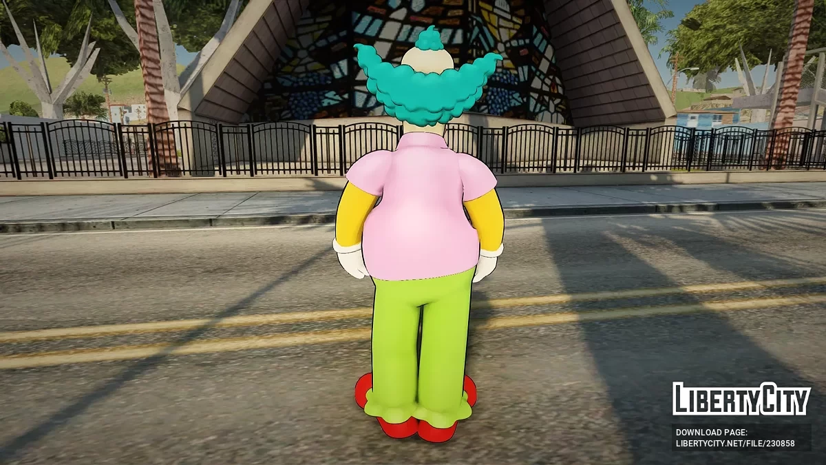 Клоун Красти из The Simpsons / GTA San Andreas