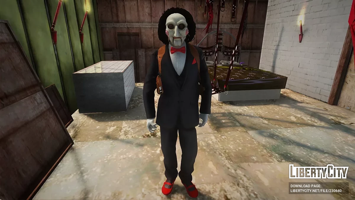 Кукла Билли из «Пилы» / GTA San Andreas