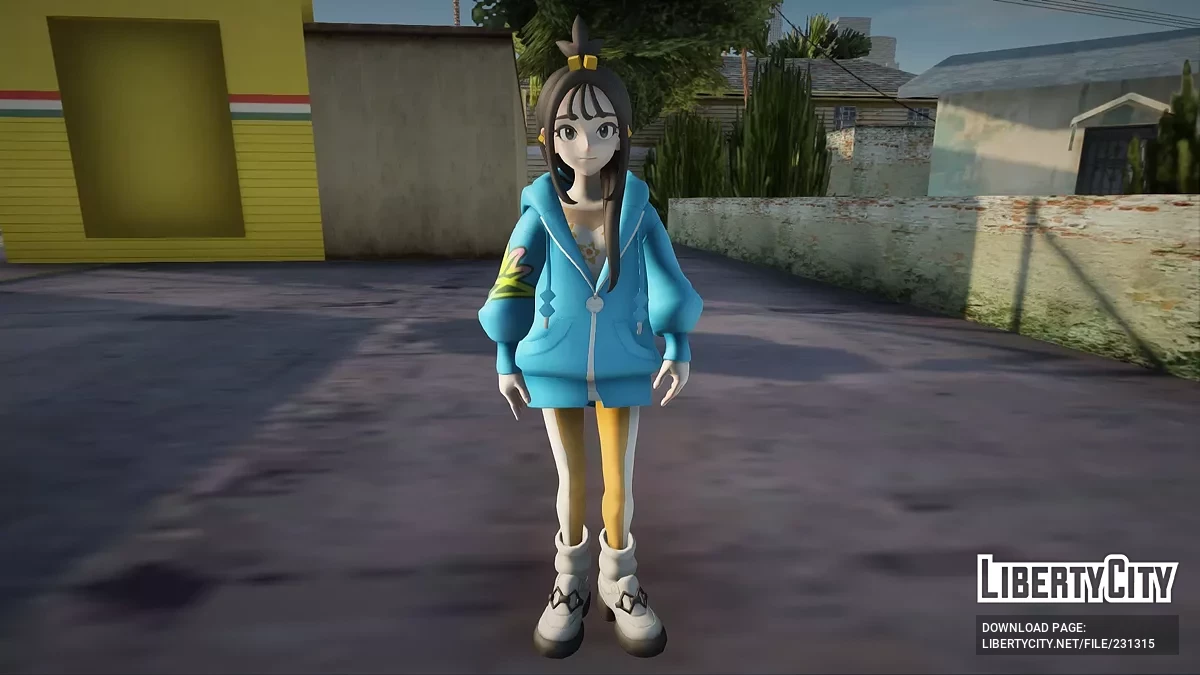 Лида из Pokemon Legends Z-A / GTA San Andreas