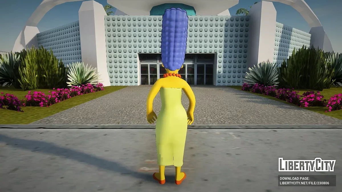 Мардж Симпсон из Fortnite / GTA San Andreas