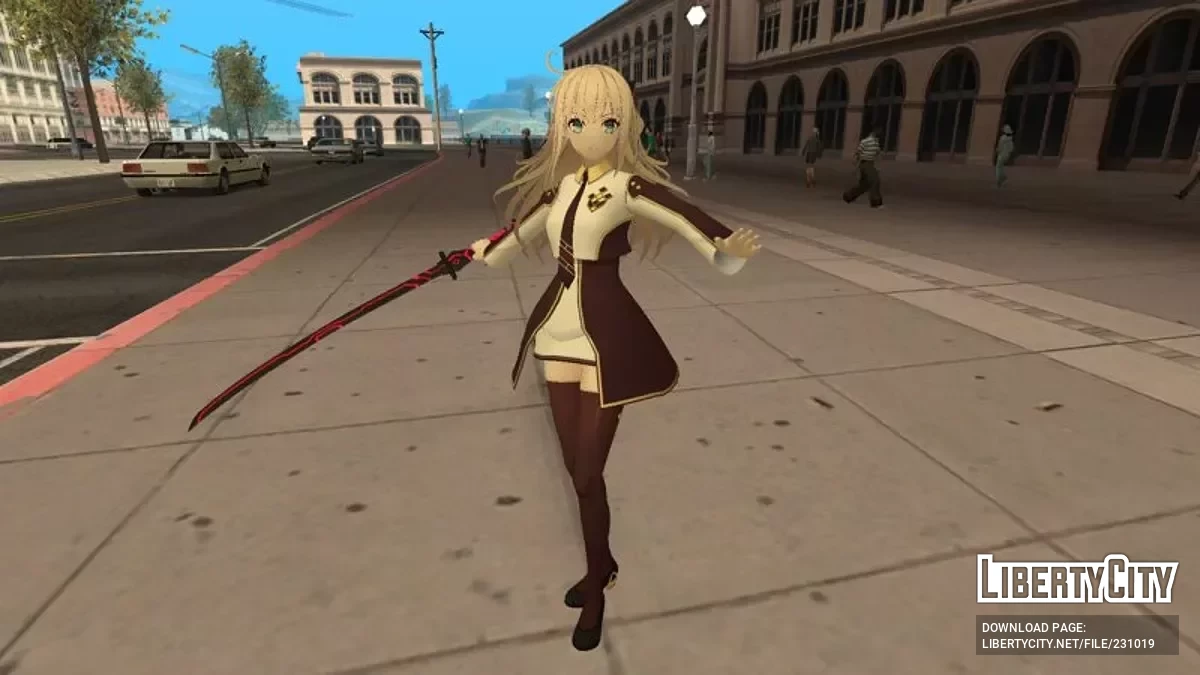 Скай Страйкер Эйс — Рэя из Yu-Gi-Oh! / GTA San Andreas