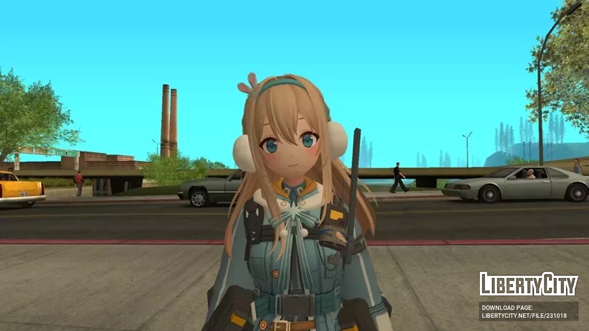 Суоми из Girls' Frontline 2: Exilium / GTA San Andreas