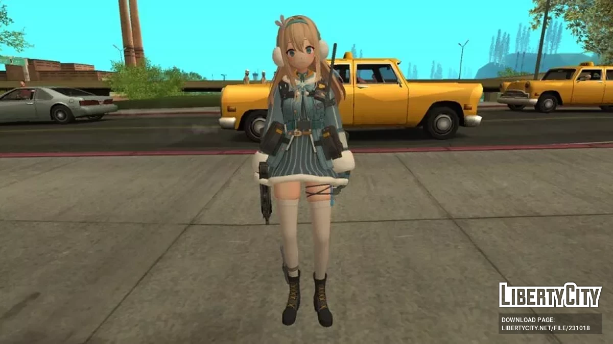 Суоми из Girls' Frontline 2: Exilium / GTA San Andreas