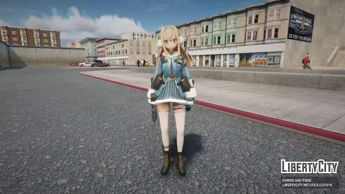 Суоми из Girls' Frontline 2: Exilium / GTA San Andreas