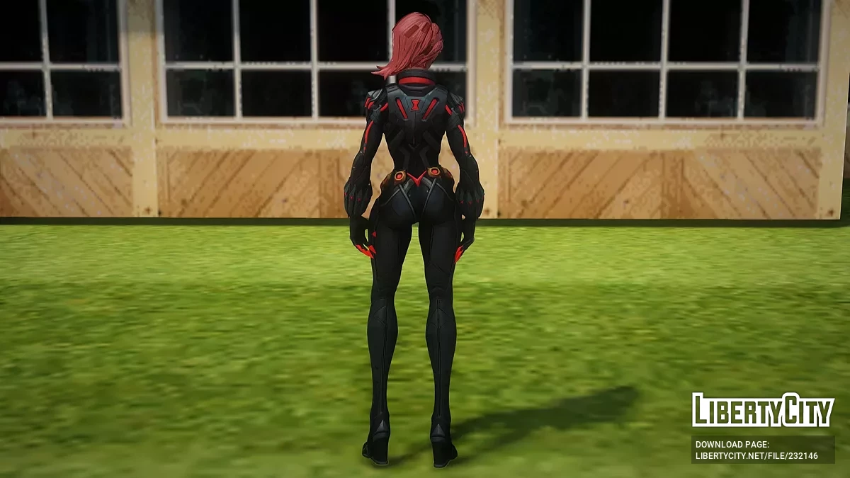 Чёрная вдова из Marvel Rivals / GTA San Andreas