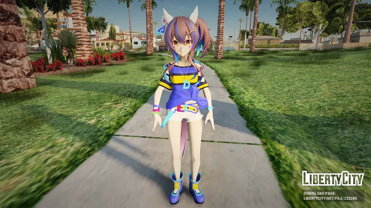 Дайтаку Гелиос из Uma Musume / GTA San Andreas