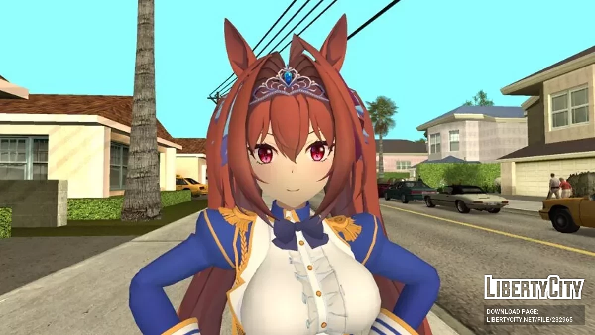 Дайва Скарлет из Uma Musume / GTA San Andreas