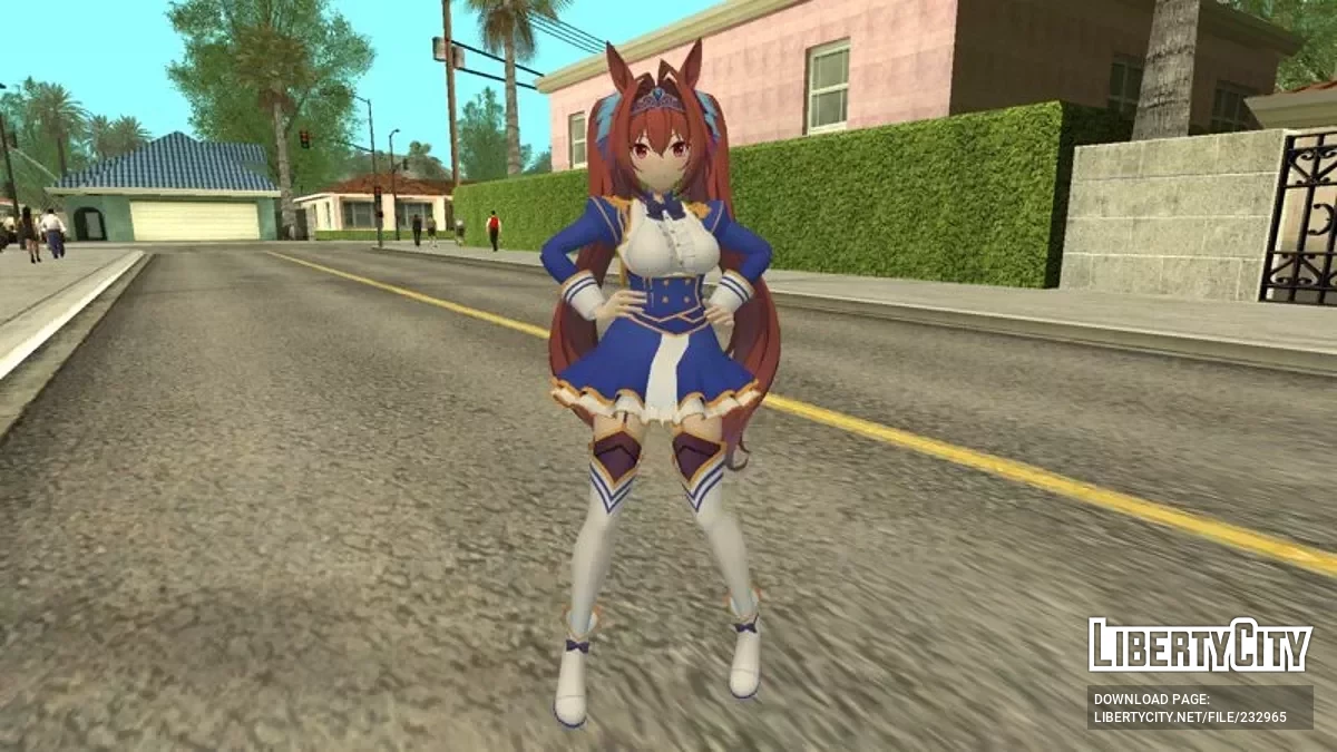 Дайва Скарлет из Uma Musume / GTA San Andreas