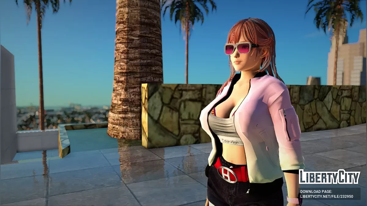 Хонока в спортивном уличном наряде / GTA San Andreas
