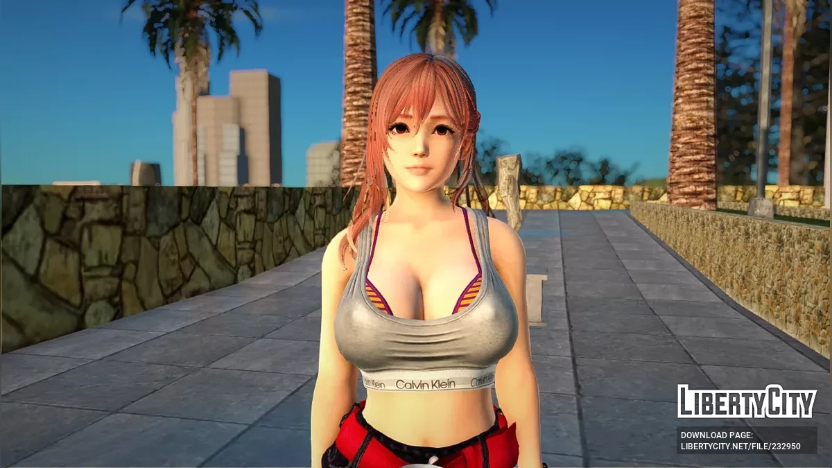 Хонока в спортивном уличном наряде / GTA San Andreas