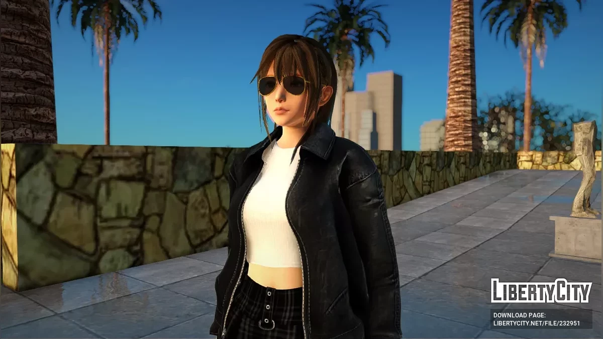 Мисаки в городском уличном повседневном наряде / GTA San Andreas