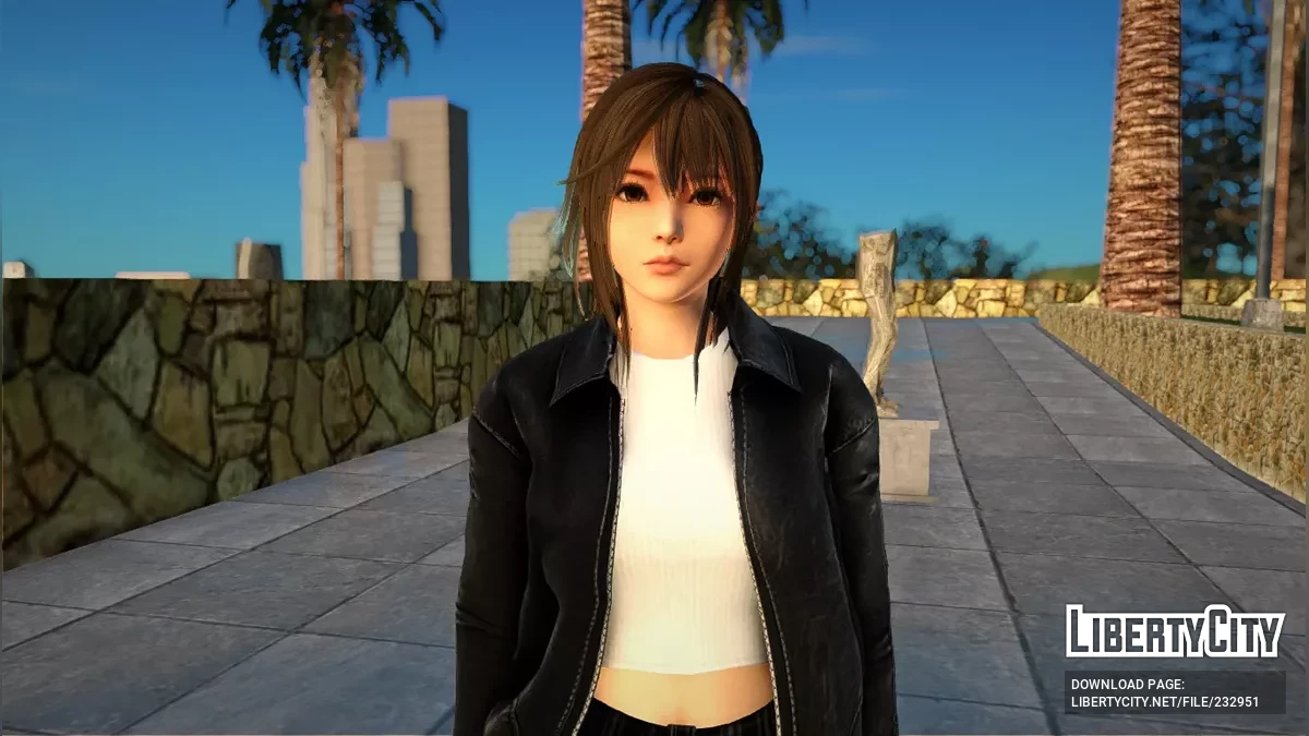 Мисаки в городском уличном повседневном наряде / GTA San Andreas