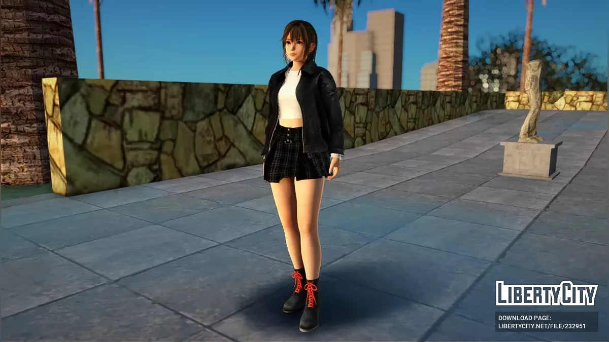 Мисаки в городском уличном повседневном наряде / GTA San Andreas