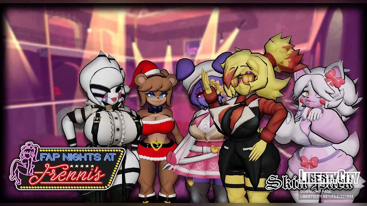 Пакет скинов Fredinas NightClub / GTA San Andreas