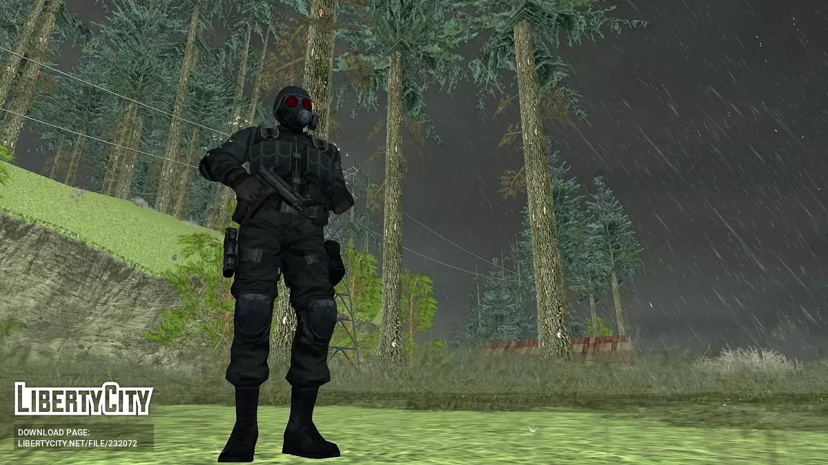 Ханк из Resident Evil: Revelations / GTA San Andreas