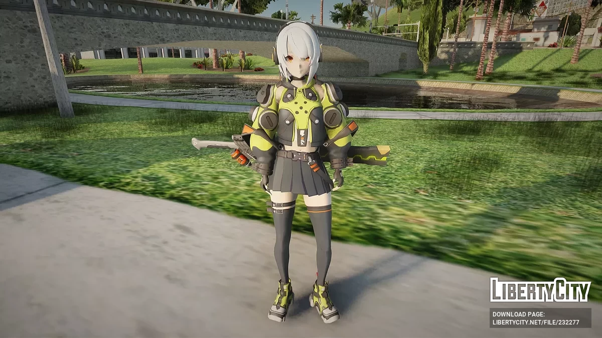 Энби из Zenless Zone Zero / GTA San Andreas