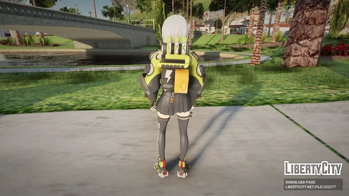 Энби из Zenless Zone Zero / GTA San Andreas