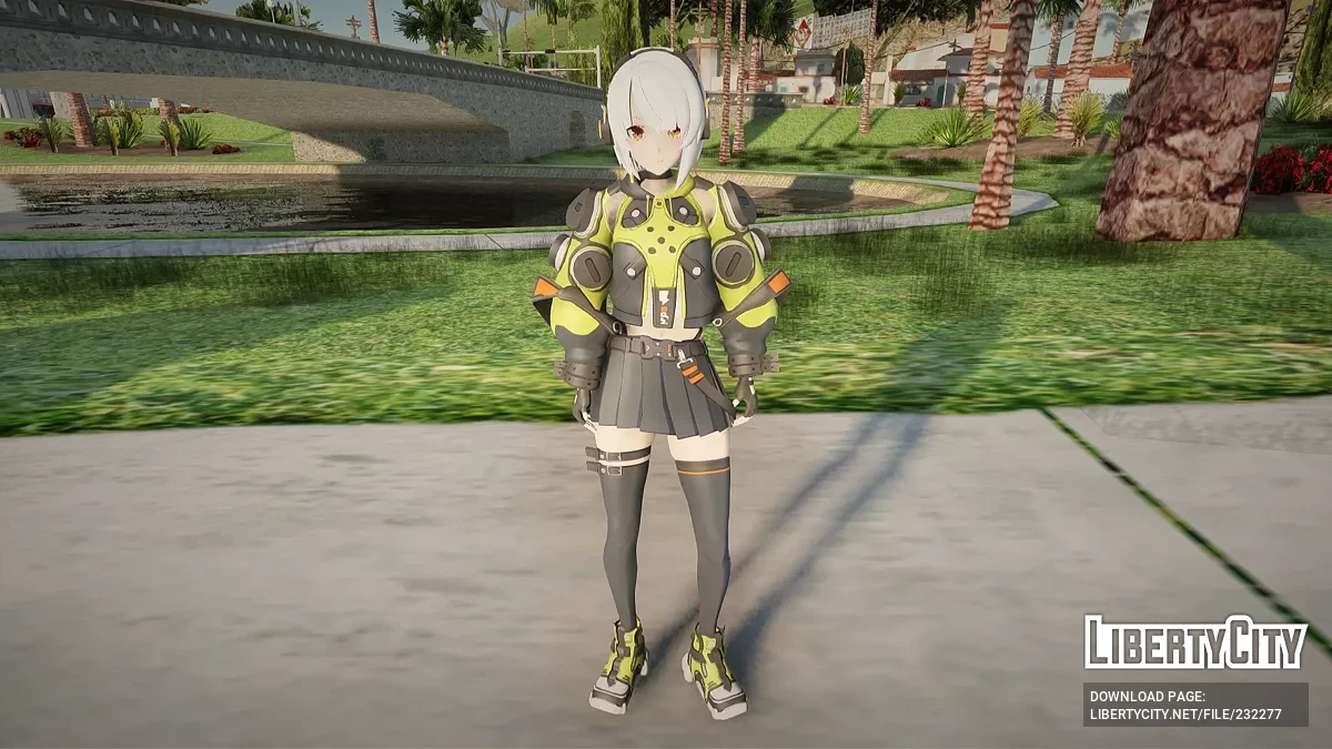 Энби из Zenless Zone Zero / GTA San Andreas