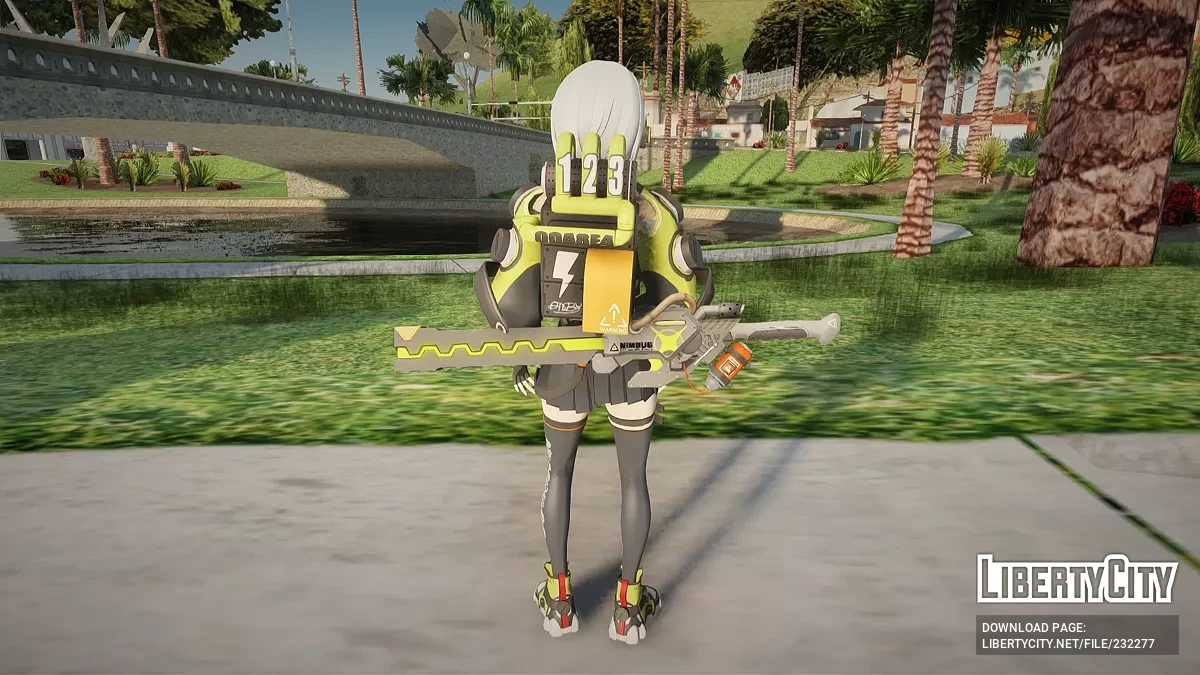 Энби из Zenless Zone Zero / GTA San Andreas