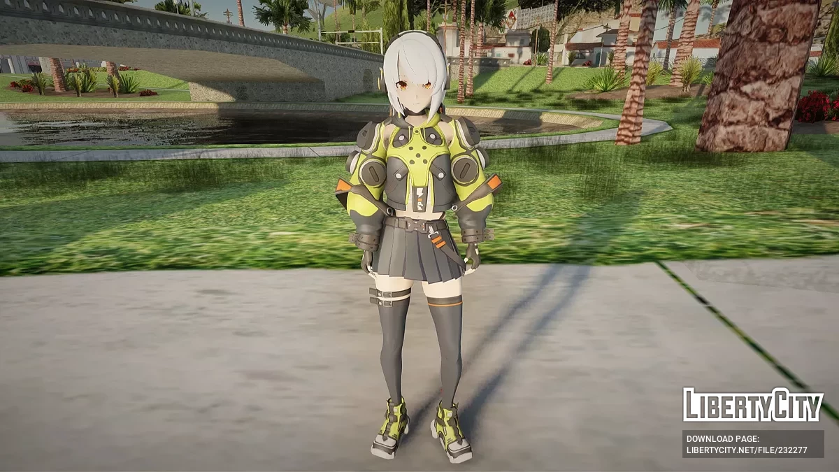 Энби из Zenless Zone Zero / GTA San Andreas