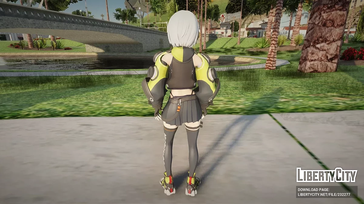 Энби из Zenless Zone Zero / GTA San Andreas