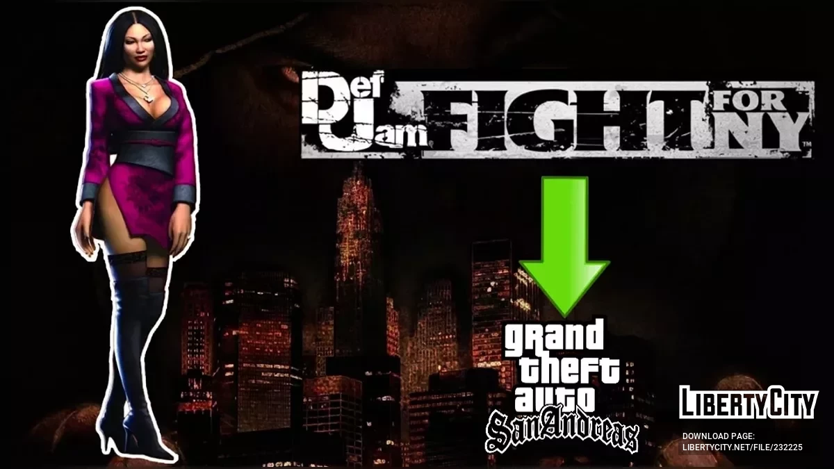 Кимора из Def Jam: Fight for NY / GTA San Andreas