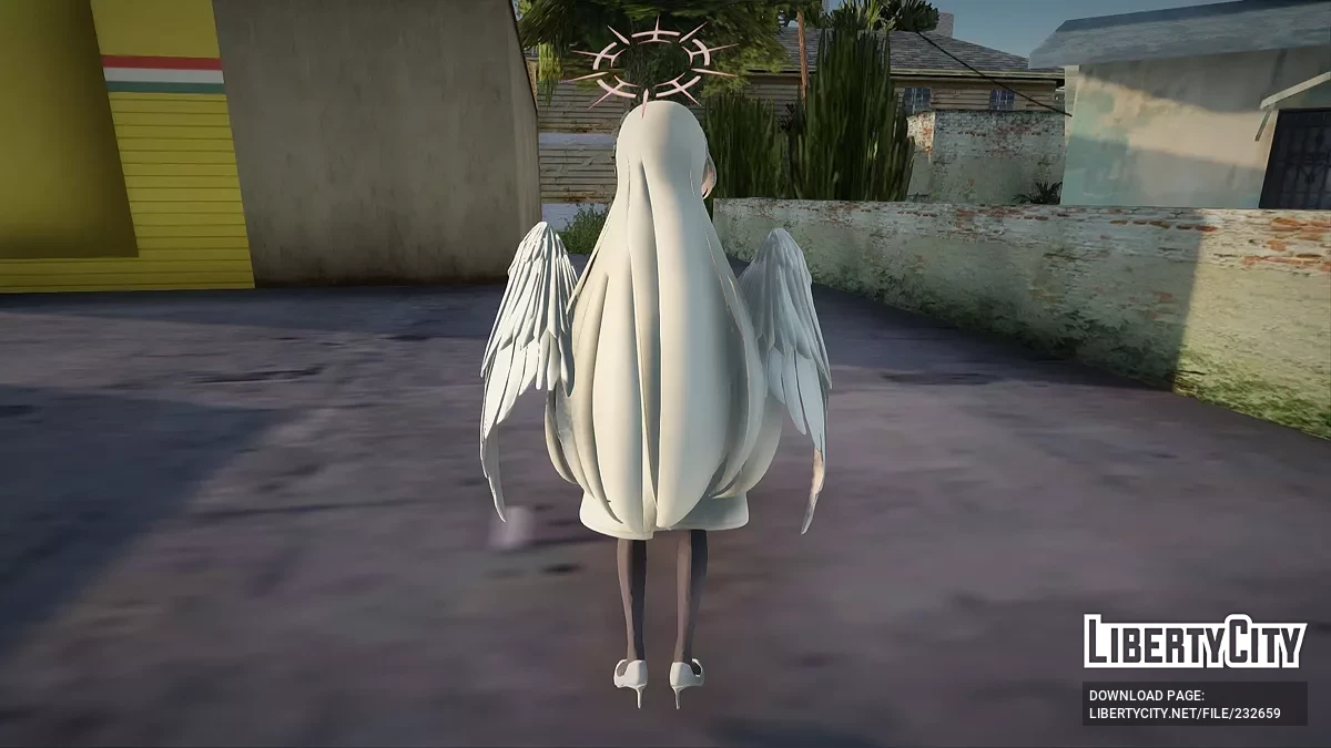 Кирифудзи Нагиса из Blue Archive / GTA San Andreas