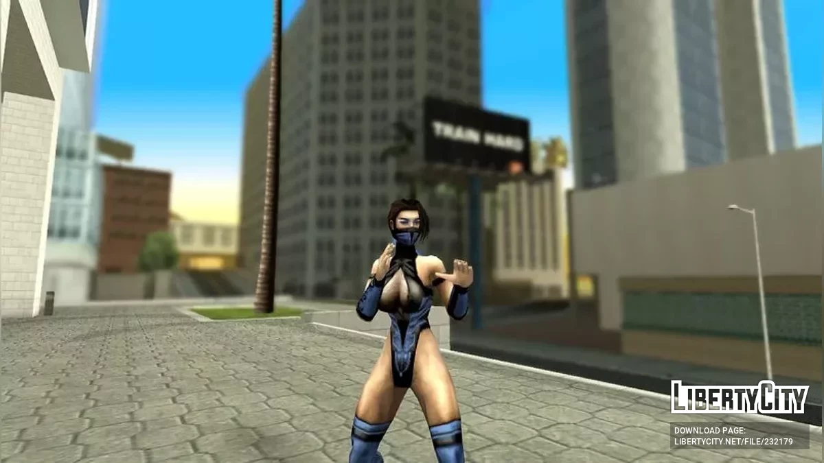 Китана из Mortal Kombat Шаолиньские монахи / GTA San Andreas