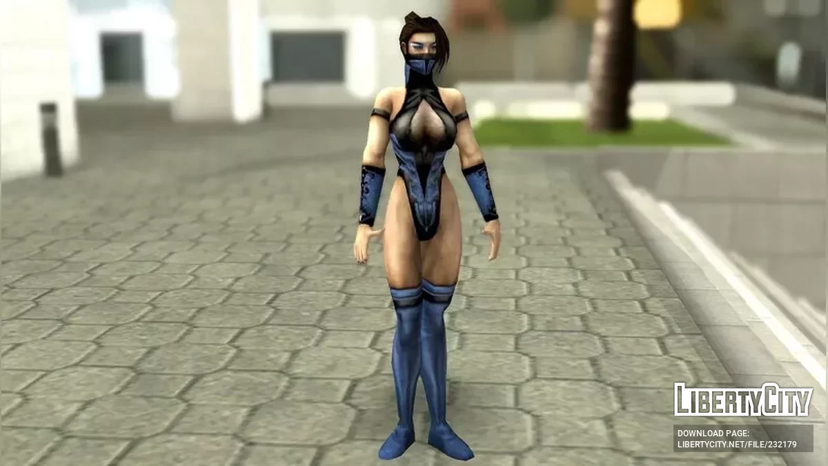 Китана из Mortal Kombat Шаолиньские монахи / GTA San Andreas