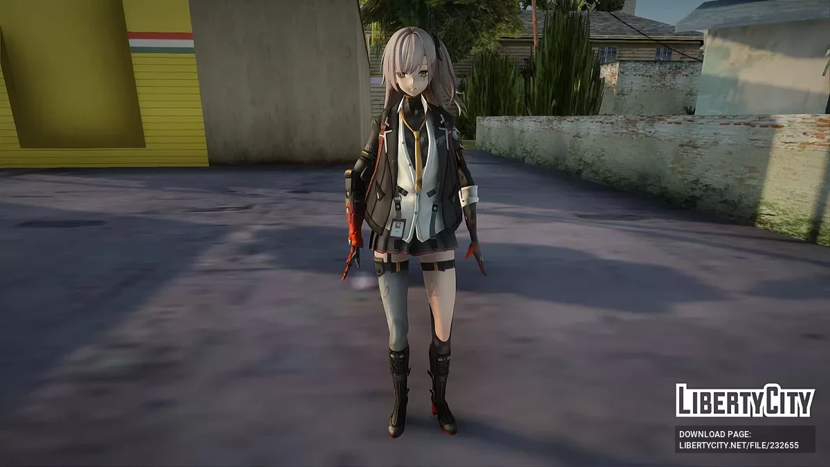 Лева из Girls' Frontline: Exilium / GTA San Andreas