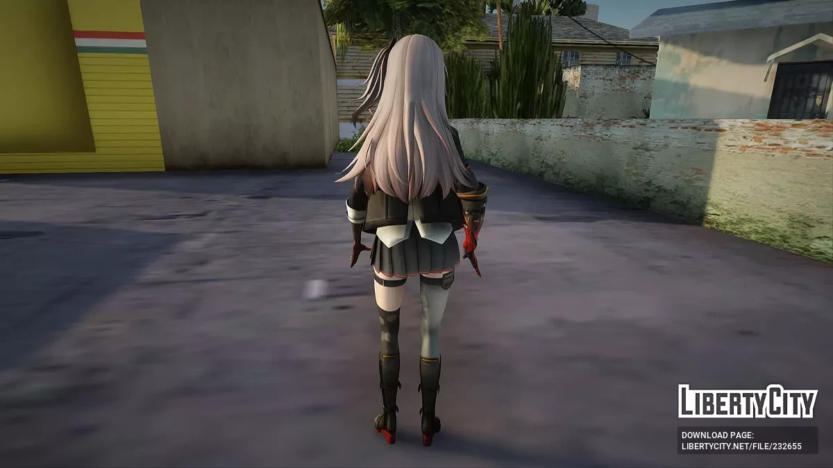 Лева из Girls' Frontline: Exilium / GTA San Andreas