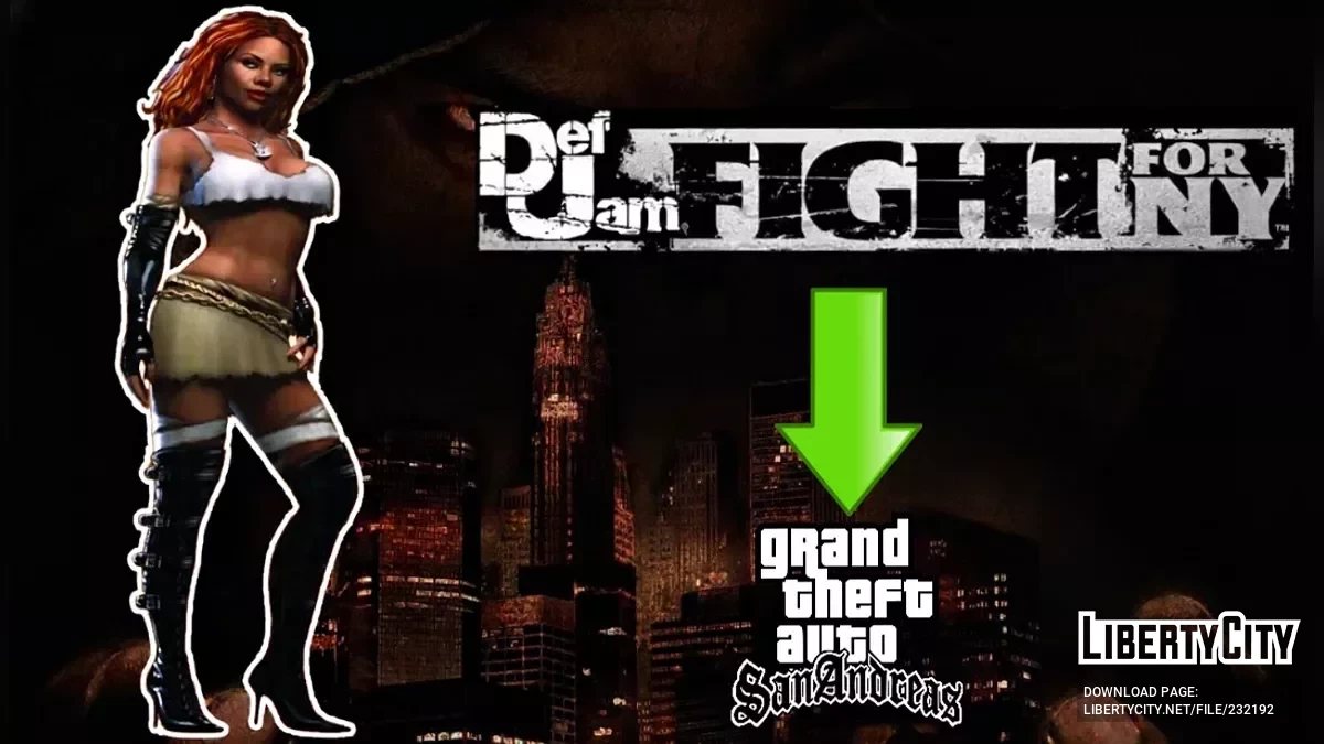 Лил Ким из Def Jam: Fight for NY / GTA San Andreas