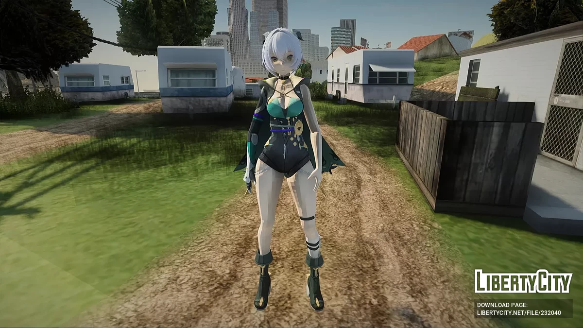 Люсия Эловен из Zenless Zone Zero / GTA San Andreas