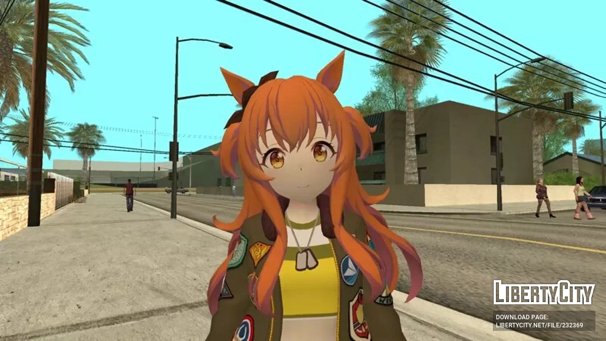 Маяно Топ Ган из Uma Musume / GTA San Andreas