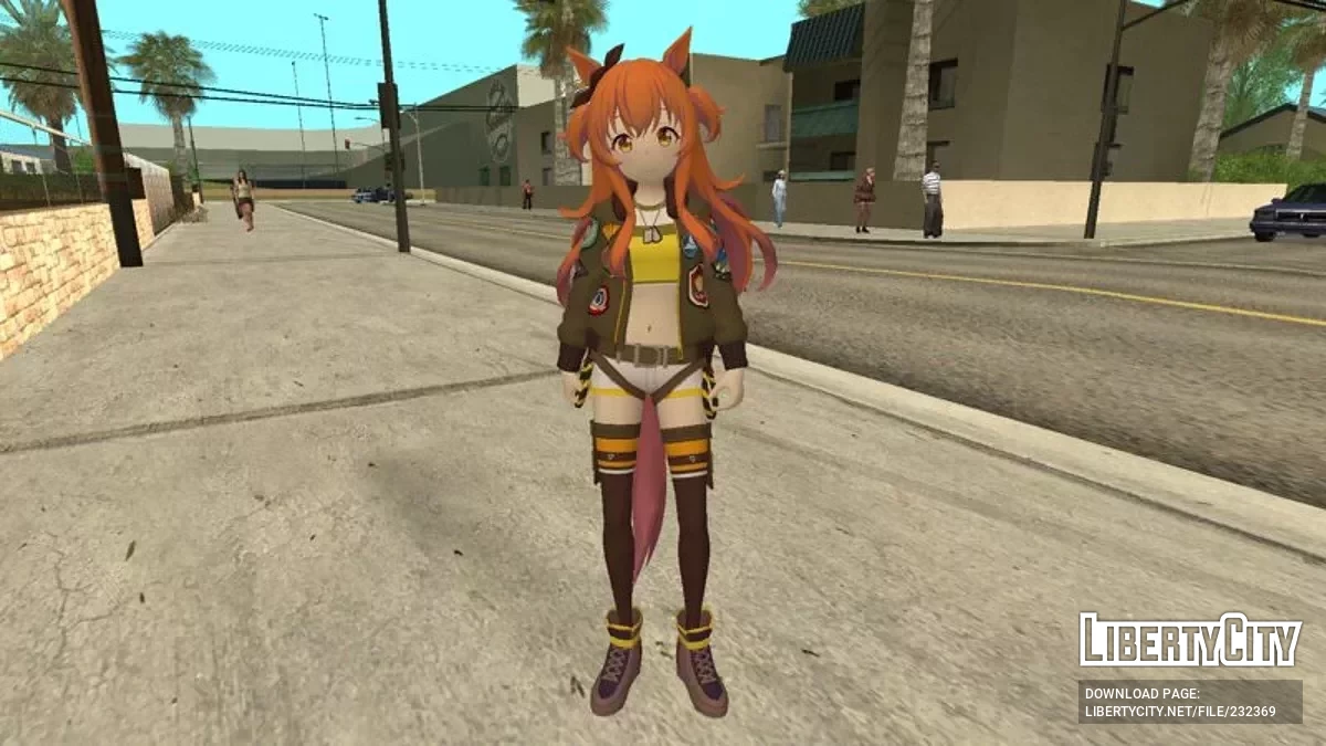 Маяно Топ Ган из Uma Musume / GTA San Andreas