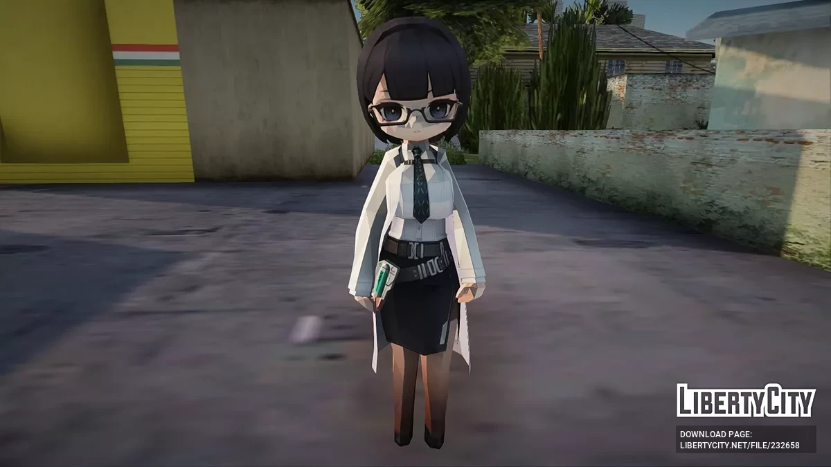 Мана из Goddess of Victory: Nikke / GTA San Andreas