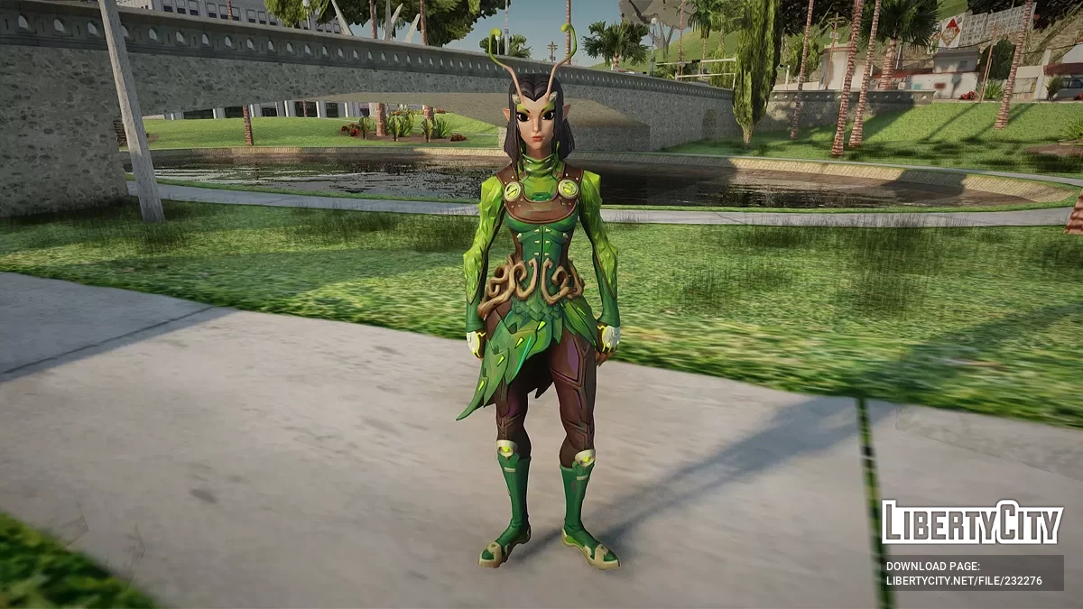 Мантис из Marvel Rivals / GTA San Andreas