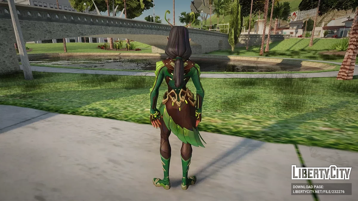 Мантис из Marvel Rivals / GTA San Andreas