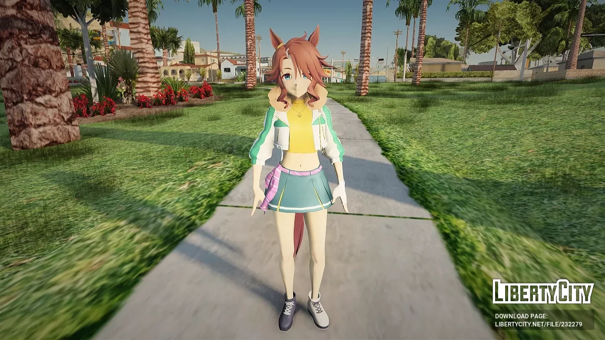 Мэдзиро Палмер из Uma Musume / GTA San Andreas