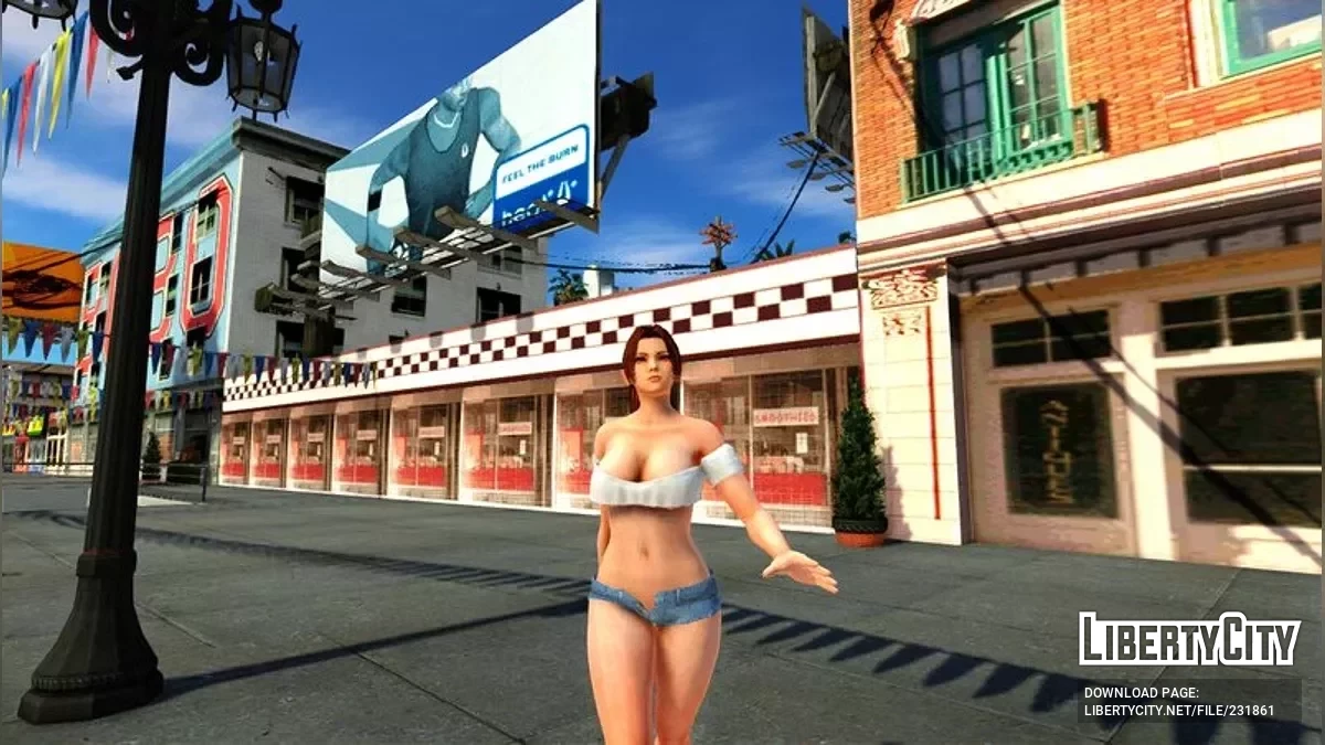 Мэй Ширануи в Тонкинской одежде из DOA5LR / GTA San Andreas