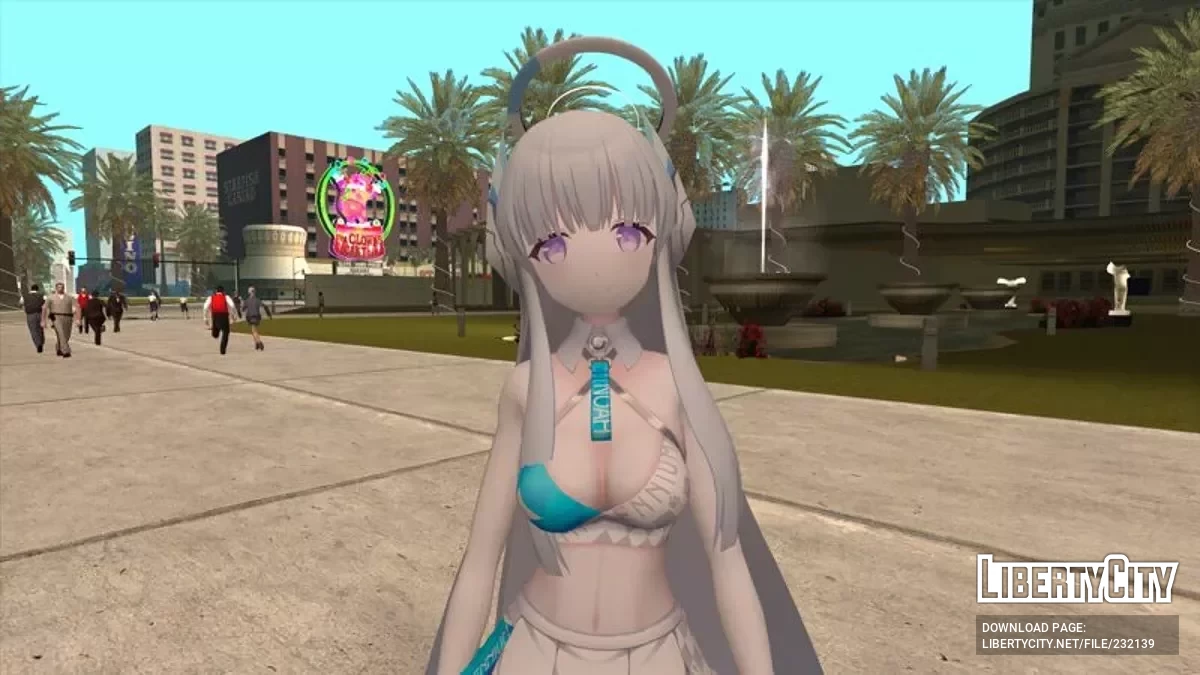 Ноа Усио из Blue Archive / GTA San Andreas