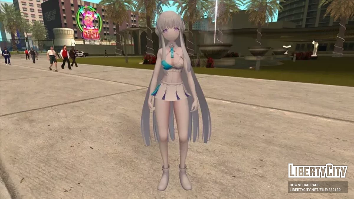 Ноа Усио из Blue Archive / GTA San Andreas