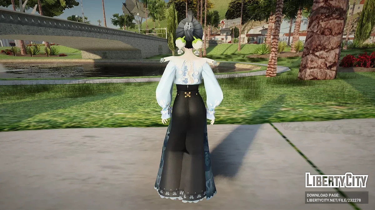 Орхидея из Zenless Zone Zero / GTA San Andreas