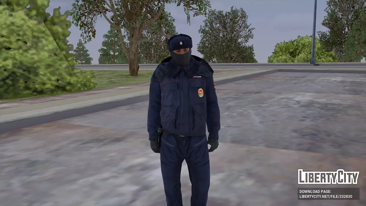 Полицейский ППСП в зимней форме (575 приказ) / GTA San Andreas