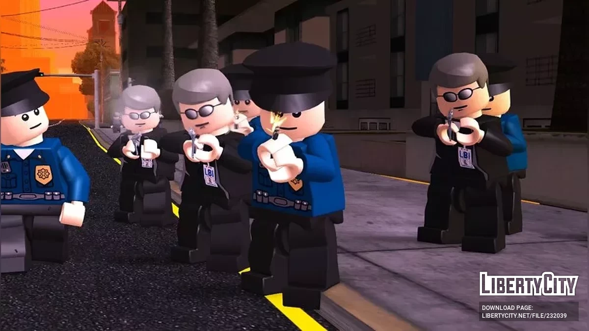 Полиция из LEGO / GTA San Andreas