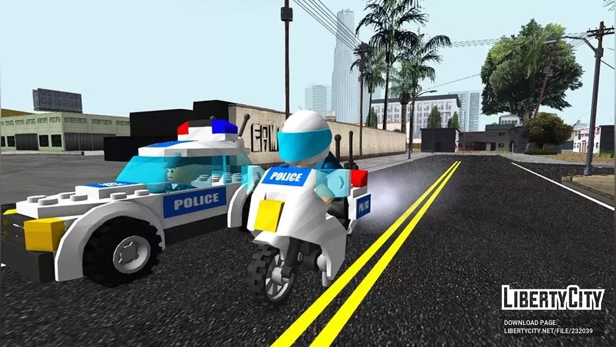 Полиция из LEGO / GTA San Andreas